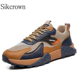 Dress Shoes Designer Sneakers Brown Men Male Running Shoe High Quality Fashion Outdoor Casual Comfortable Breathable Sho 231204