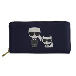 Women PU Wallets Purses Karl Lagerfelds Pattern Girls Long Wallets Kawaii Animal Female Fashion Coin Pockets Bags270p