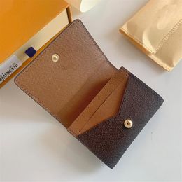 Designer Card Holder Men Women Coin Business Credit Ticket Key Fashion Luxury Organiser Wallet M63801 with box2646