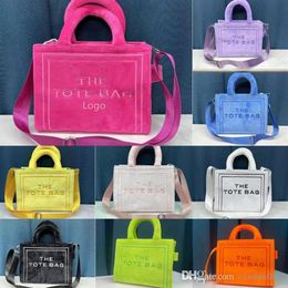 Fall Winter Plush Tote Bag Designer Women Handbags Luxury Faux Fur Shoulder Crossbody Fashion Small Shopper Bags2867