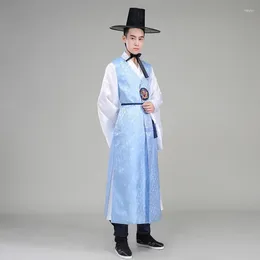 Ethnic Clothing High Quality Orthodox Silk Korean Traditional Costume Wedding Satin Male Hanbok For Men