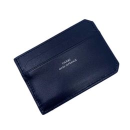 Black Genuine Leather Credit Card Holder Business Men High Quality Slim Bank Card Case 2023 New Arrivals Fashion ID Card Purse Dro304Z