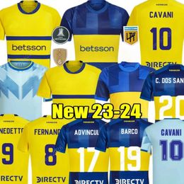 CAVANI Boca Juniors Soccer Jerseys 2023 2024 MARADONA BENEDETTO MARCOS ROJO CARLITOS DE ROSSI TEVEZ SALVIO BARCO JANSON MEDINA Kids 23 24 Football Shirt