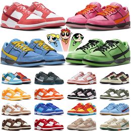 2024 Panda Low running shoes Powerpuff Girls for men women Triple Pink White Black Grey Fog Syracuse GAI Rose Whisper Photon Dust mens sneakers