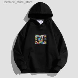 Men's Hoodies Sweatshirts Men's Letter Printing Hoodies Hooded Sweater Sports Sweatshirts Men Cotton Pullovers Hip Hop Male Hoodies Casual Size S-5XL Q231204