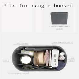 Bag Parts & Accessories Material Insert Organiser For Sangle Bucket Makeup Handbag Travel Inner Purse Portable Cosmetic Good Insid168b