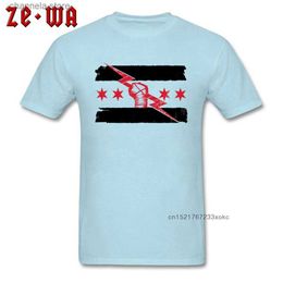 Men's T-Shirts CM Punk T Shirt Wrestling Men Tshirt Custom Adult Tops XXXL Cotton Tees Punk Style Clothes Crew Neck Workout T-shirt Cool T231204