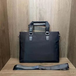 4 styles Men's Briefcase Shoulder Business Bag Casual Messenger Handbags Nylon Retro Travel Bags Black and Blue HQP262300E