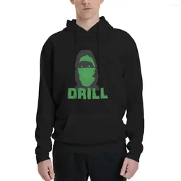 Men's Hoodies DRILL MUSIC Polyester Hoodie Women's Sweater Size XXS-3XL