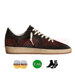 women Designer Italy Super star vintage distressed couple sneakers Ballstar luxury Golden Sequin Old Dirty Low Loafers Classic Goldens Black Men Trainers 815