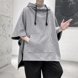 Men's Hoodies Plus Size Men Women Streetwear Fashion Loose Causal Oversized Pullover Hooded Sweatshirts Punk Gothic Hoodie Coat