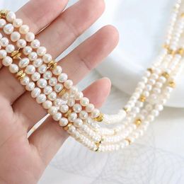 Pendant Necklaces Temperament Girl Necklace Irregular Freshwater Pearl Splice Personality Exquisite Elegant Premium Jewelry