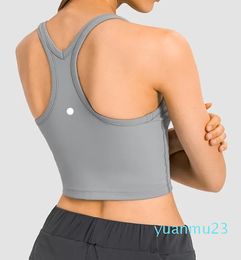 new yoga vest with chest pad female skin naked feeling training fitness shock-proof sports underwear yoga clothes