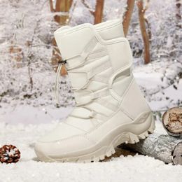 Boots Winter Men Women Warm Snow Midcalf Shaggy Fleece Boot Outdoor Sneakers Nonslip Hiking Shoes Slip On Cotton 231204