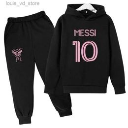 Clothing Sets Kids Spring Autumn Casual Tracksuits 3-13 Years Boys Girls NO.10 Print Fans 2pcs Hoodie+Pants Kits Children Outfits Clothes Sets T231204