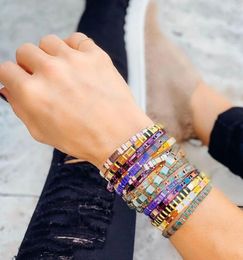 Charm Bracelets Boho Miyuki Bracelet Women Vintage Jewellery Crystal Beads Handmade Diy GiftWholesale Underfined Mujer TILA Pulsera