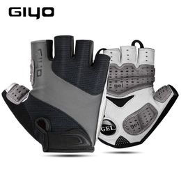 Cycling Gloves GIYO Bicycle Gloves Half Finger Outdoor Sports Gloves For Men Women Gel Pad Breathable Road Racing Riding Cycling Gloves DH 231204
