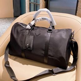 Praise and Explosion Top Quality Men Fashion Duffle Bag Black Nylon Travel Bags Mens Handle Luggage Gentleman Business Totes with 287A