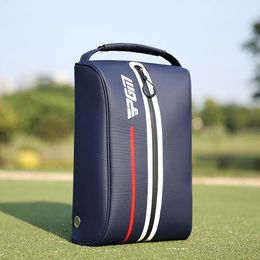 Golf Bags PGM Golf Shoes Bag Ultra Portable Shoe Bag Mini Golf Shoe Bag Waterproof Nylon Fabric Sneaker Bag 231204