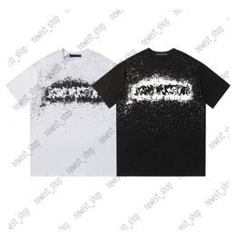 Europe summer mens t shirts designer t-shirt luxury men Round neck embroidered and printed polar style tshirt man black white casual cotton tee