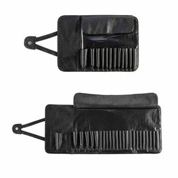 Professional 12 24 Slot Makeup Brush Holder Cosmetic Organizer Rolling Bag Case Container Pouch Bags 211224251c