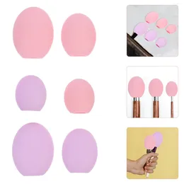 Makeup Brushes 6pcs Brush Protector Covers Durable Sleeve Silicone