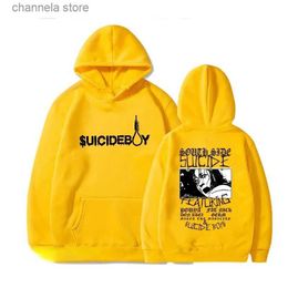 Men's Hoodies Sweatshirts Vintage Suicideboy Hooded SweatShirt Men Women Harajuku Grey Day Rapper Hip Hop Streetwear Men's Hoodies Pullover Clothes Coat T231204