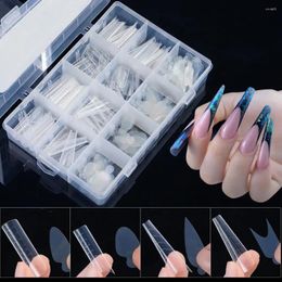 False Nails Nail Extensions Molds User-friendly Tips Set For Diy Manicure 288pcs/box Easy-to-remove Extension Fitting Fake