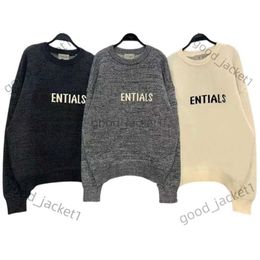 Men's essentialhoody Ess Sweater Designer Pullover Pra Women's Woollen Couple Customised Warm Cashmere Shirt essentialhoody set JXW8