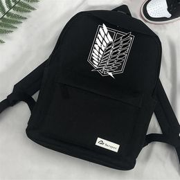 Attack On Titan Shingeki No Kyojin Backpack Kawaii Travel Plecaki Bolso Mujer Sac A Dos2729