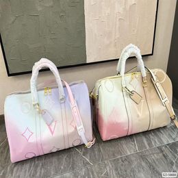 Top Quality Men Keepalls Duffle Bag Women Luxury Designer Travel Hand Luggage Bags Mens Monograms Genuine Leather Handbags Large C199I