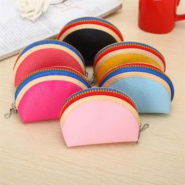 Coin Purses 3PCS per set Leather Small Fresh Casual PU Key Wallet Lady Fashion Dollar Money Mini Makeup Case2489