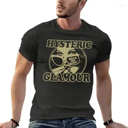 Men's T Shirts Hysteric Glamour Oversized T-Shirts Brand Men Clothing Cotton Streetwear Large Size Top Tee