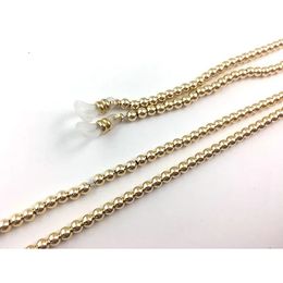 Eyeglasses chains Beadsnice Gold Filled Beaded Glasses Chain Eyeglass Lanyard Sunglasses Holder Necklace Eyewear Keeper 39912 231204