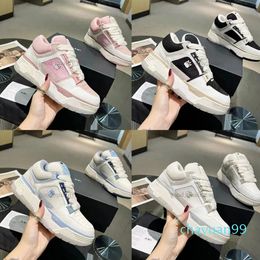 Basketball high quality shoes Bones Casual Shoe Low High- Men Women running Black White Leather Lace Up Skelet Bones Platform bread Casual