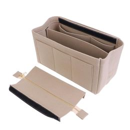 High Quality Multifunction Handbag Felt Fabric Bag Purse Insert Storage Pouch Case Structured Organiser bags 210402344G