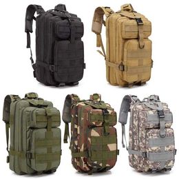 1000D 30L Military Tactical Assault Backpack Army Waterproof Bug Outdoors Bag Large For Outdoor Hiking Camping Hunting Rucksacks 2268v