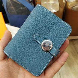 2020 Fashion Lady Credit Card Holder Storage Coin Purse Money Clips Women Card Wallet Bags Soft Genuine Leather Wallets P259w