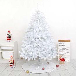 Christmas Decorations 150/180cm White Christmas Tree With LED Light Handmade DIY Desktop Decor New Year Xmas Gift Room Ornaments Home Decoration 2023L231117