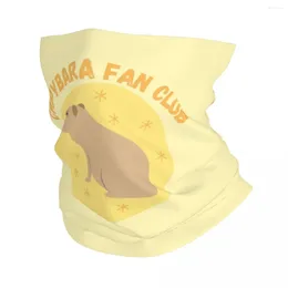 Scarves Capy Fan Club Bandana Neck Gaiter Printed Capybara Magic Scarf Multi-use Balaclava Cycling Unisex Adult Windproof