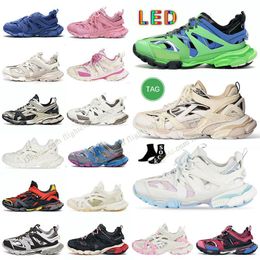 vintage track led 3.0 2.0 casual shoes designer mens womens walk tracks runner 7.0 sneakers platform bottom full black and white pink yellow grey loafers trainers woman