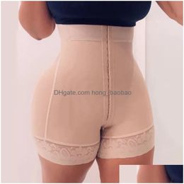 Leg Shaper Double Compression Strapless Guitara Short Faja Big Ass Hip Lifting Women Body Sha Pants 220921 Drop Delivery Health Beau Dhcn6