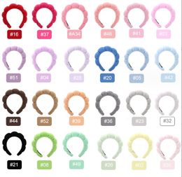 girls Towel cloth sponge Fried Dough Twists hair band high skull top Colour cloud bubble headband headband hair Jewellery