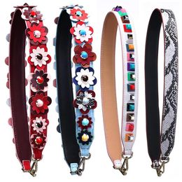 Bag Fashion Parts Come Genuine Leather Strap You Bag Accessory Silver Gold Buckle Shoulder Straps for Bags249S