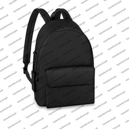 M57079 black metal Men Aerogram BACKPACK Designer Original Cow Leather travel Satchel Shoulderbag Purse bag tote292M