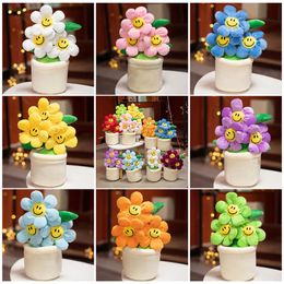 Wholesale Sunflower ornament plush home decoration doll cushion doll creative plant potted plant doll