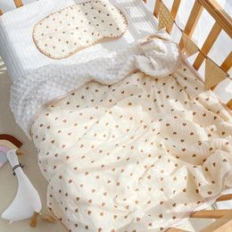 Blankets Baby Gauze Soothing Doudou Comfort Blanket For Born Kids 110 100cm Top Quality Spring Autumn