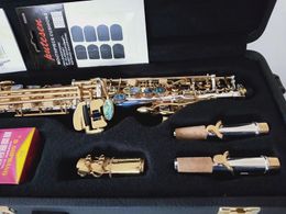 New Arrival Straight saxophone S-992 playing professionally Japan Soprano saxophone silver plated BB Music instrument AAA
