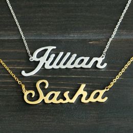Any Personalised Name Necklace Alloy Pendant Alison Font Fascinating Pendant Custom Name Necklace Personalised Necklace T190702261s