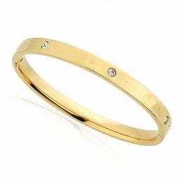 fashion designer bracelet stainless steel Jewellery bracelet for men and women high quality diamond bracelet letters gold bracelets 299O